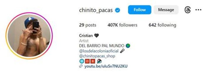 Chino Pacas Bio (Wiki) 