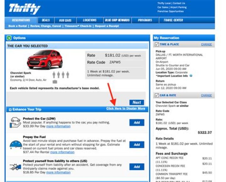 Does Thrifty Car Rental require a deposit?
