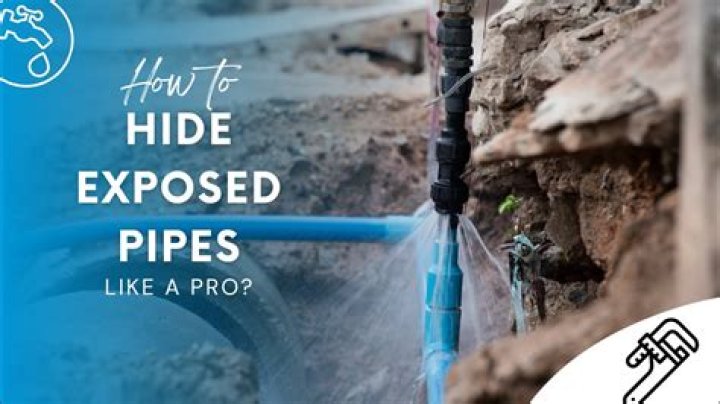 How can I hide my basement pipes?