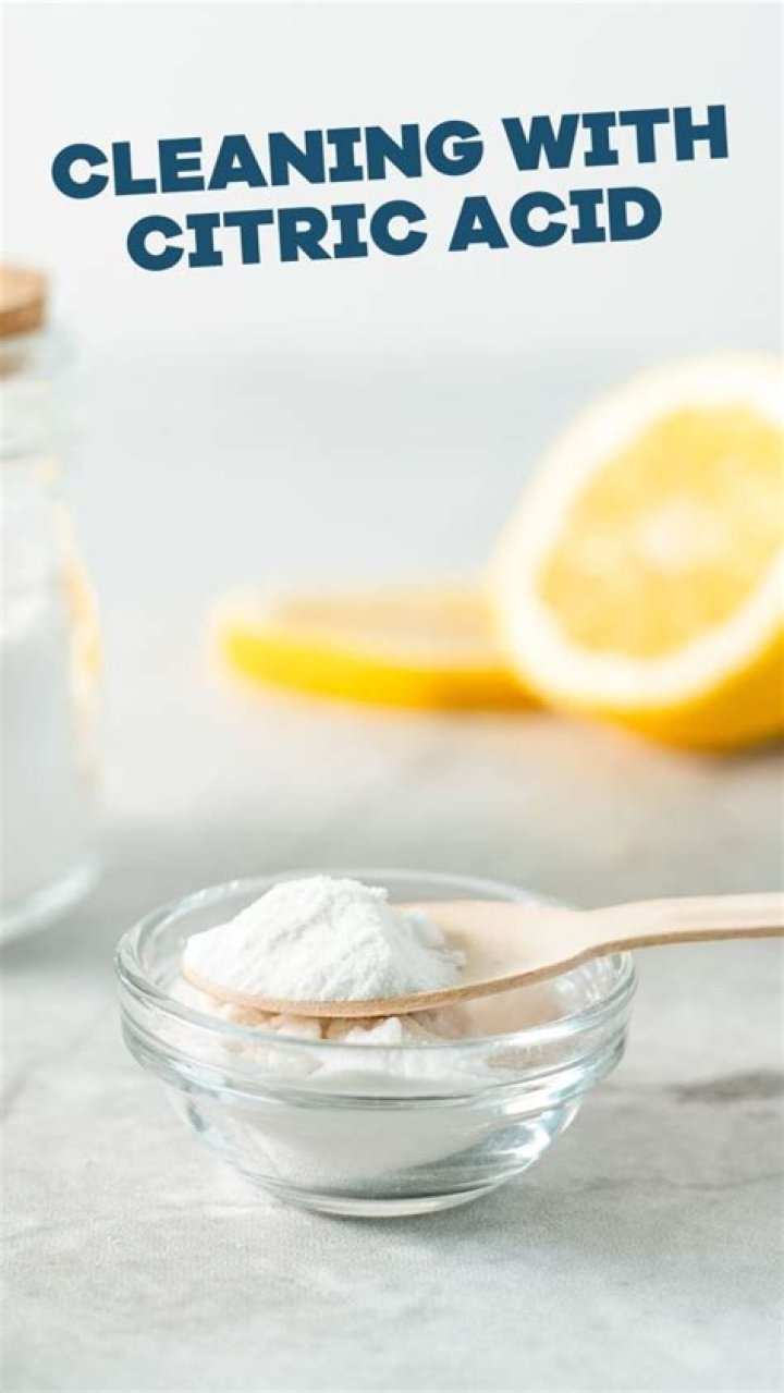 How do you clean crystals with citric acid?