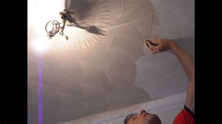 How do you remove swirl texture from a ceiling?