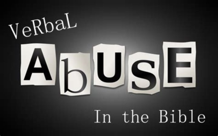 What does the Bible say about verbal abuse?